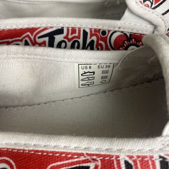 Texas Tech Red Raiders Slip On Shoes Womens Size 8 Red Graphic Print Casual - Picture 11 of 11